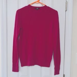 Women cashmere crew neck sweater